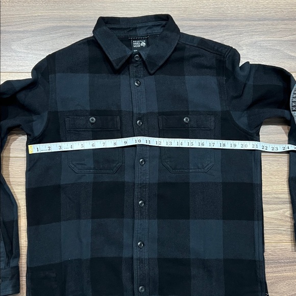 Mountain Hardwear Plusher LongSleeve Flannel in Black Tatanka Check Print Medium - Picture 11 of 13